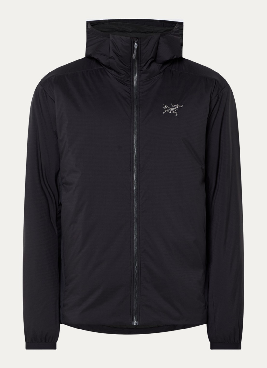 Arc'teryx Atom SV gewatteerd jack met capuchon en ritszakken - voorkant 3 zwart