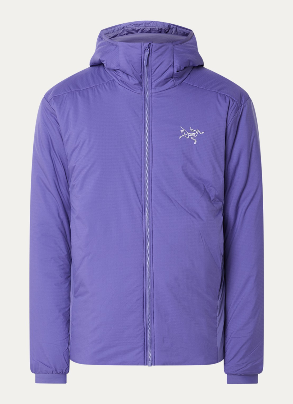 Arc'teryx Atom SV gewatteerd jack met capuchon en ritszakken - voorkant 2 blauw