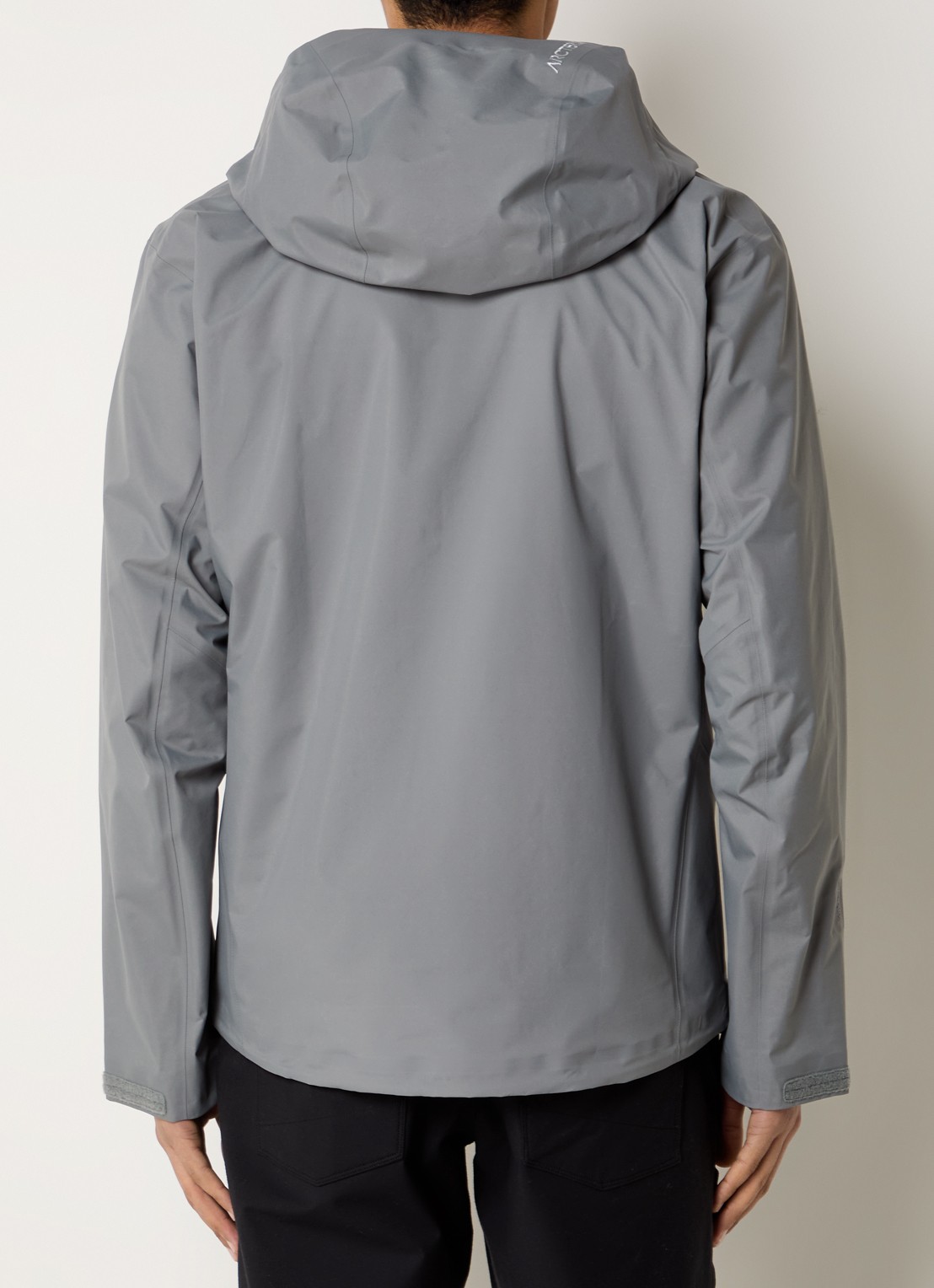 Arc'teryx Beta Gore-Tex jack met capuchon en ritszakken - achterkant 4 grijs