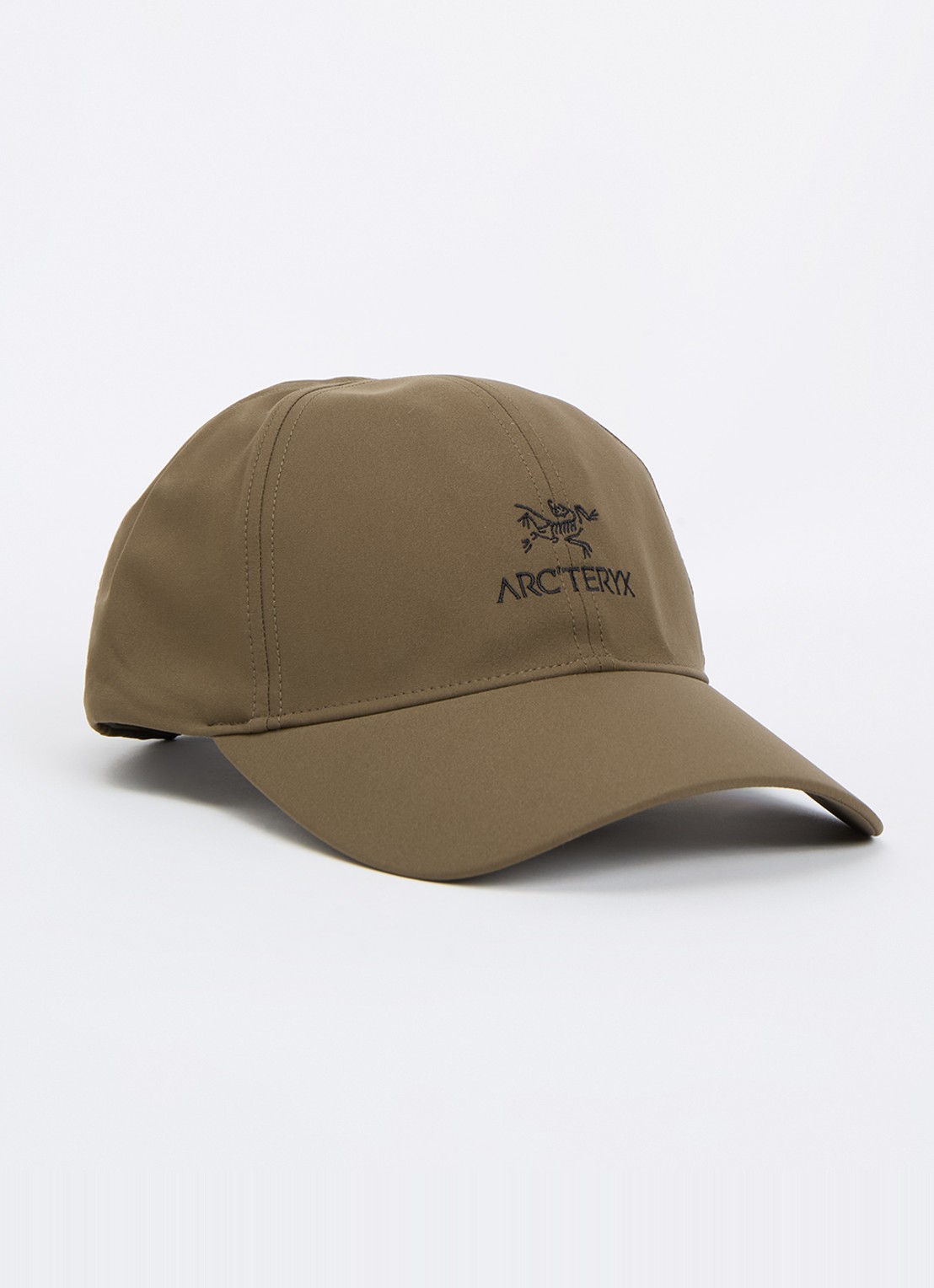 Arc'teryx Bird Word pet met logoborduring - voorkant bronsgroen