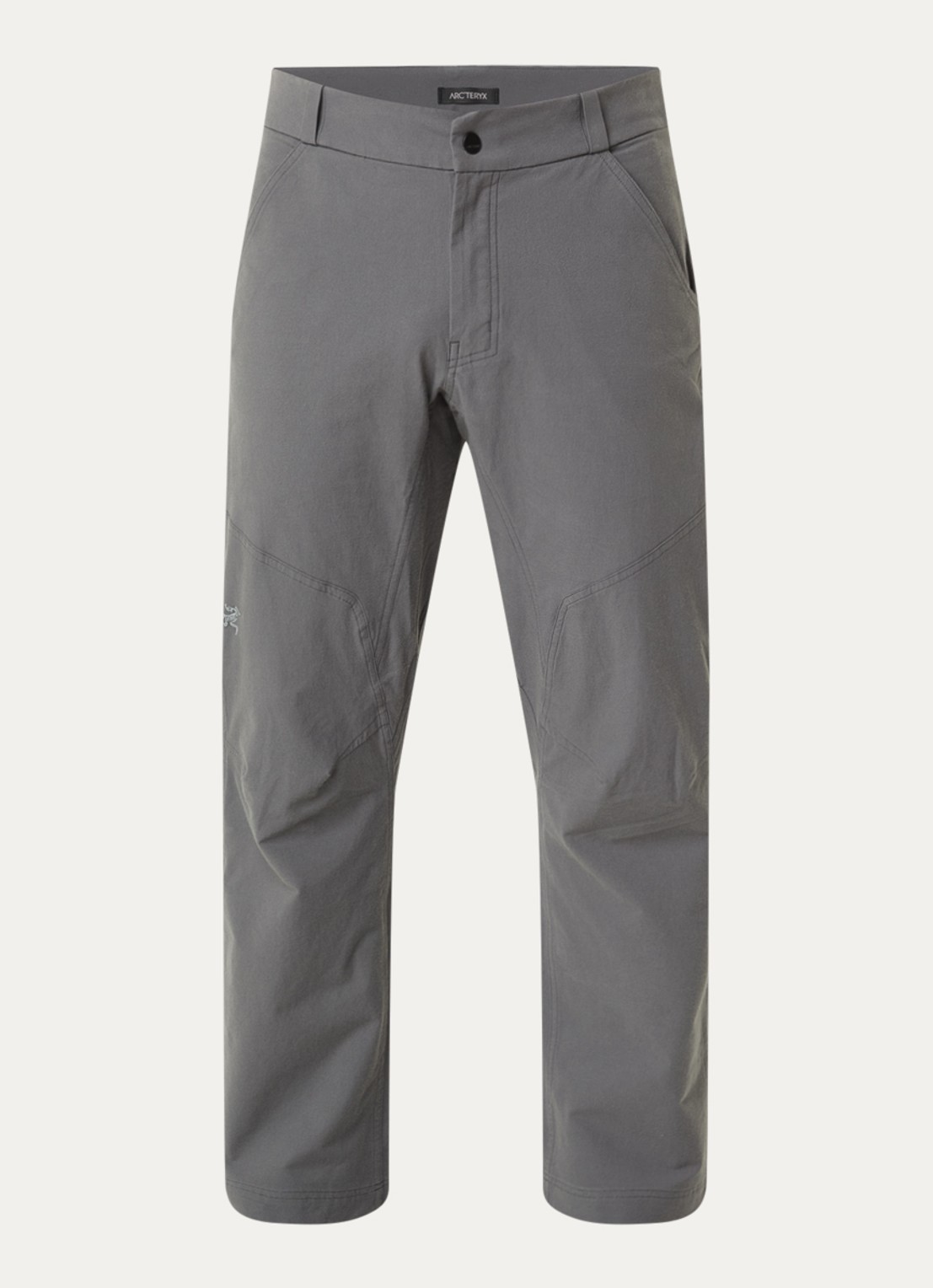 Arc'teryx Cronin straight fit broek met steekzakken - voorkant 4 donkergrijs