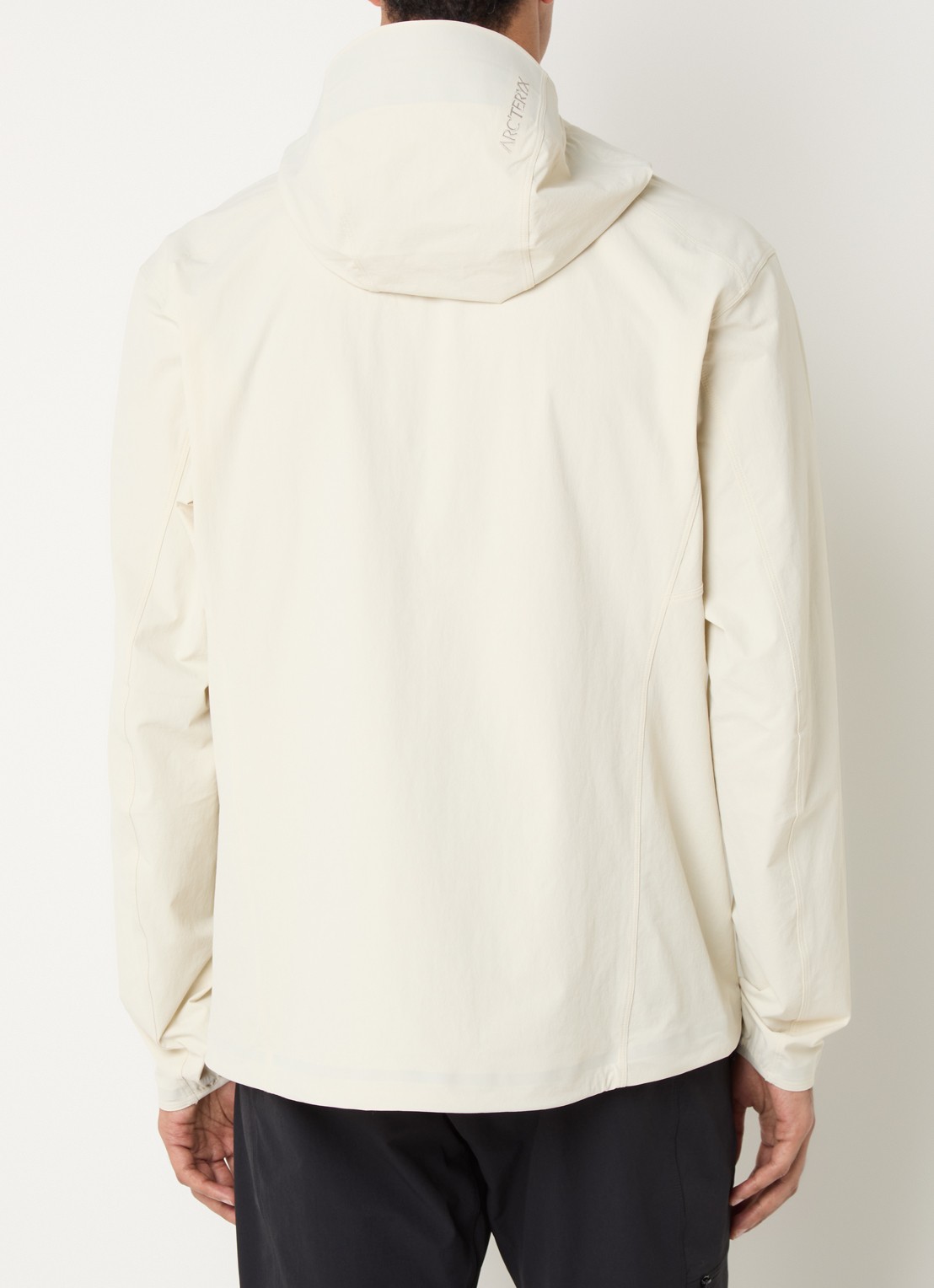 Arc'teryx Gamma jack met capuchon en steekzakken - achterkant 3 gebroken wit