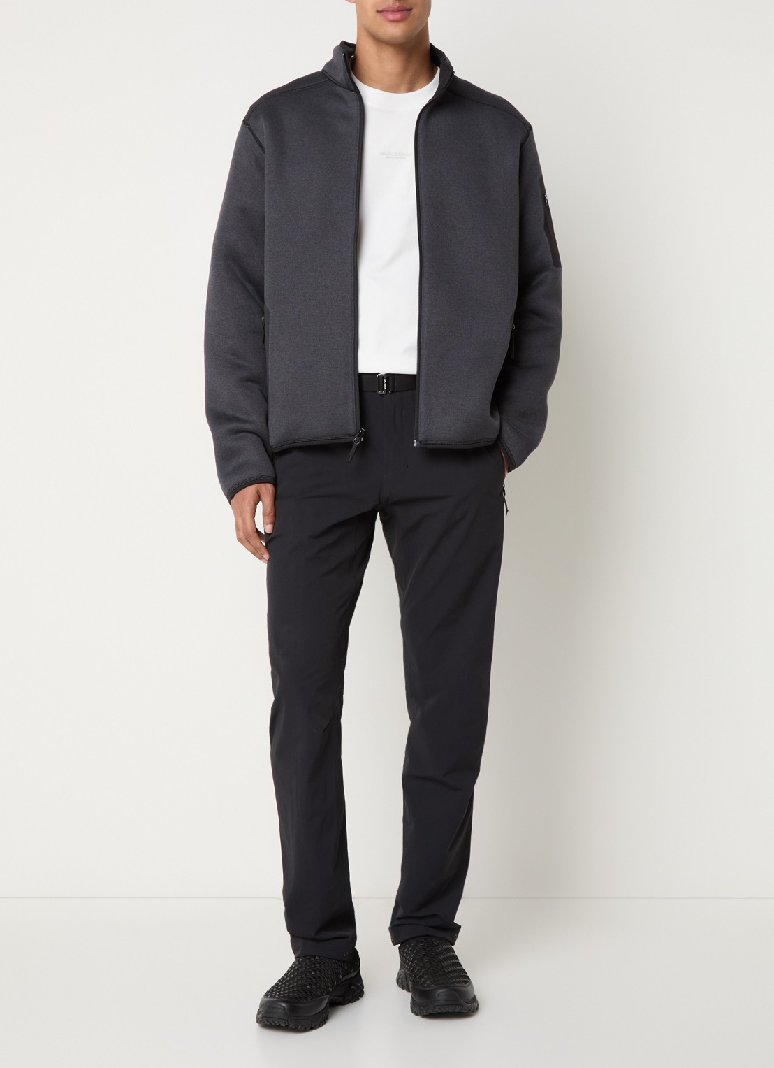 Arc'teryx Gamma slim fit broek met ritszakken - voorkant 4 zwart