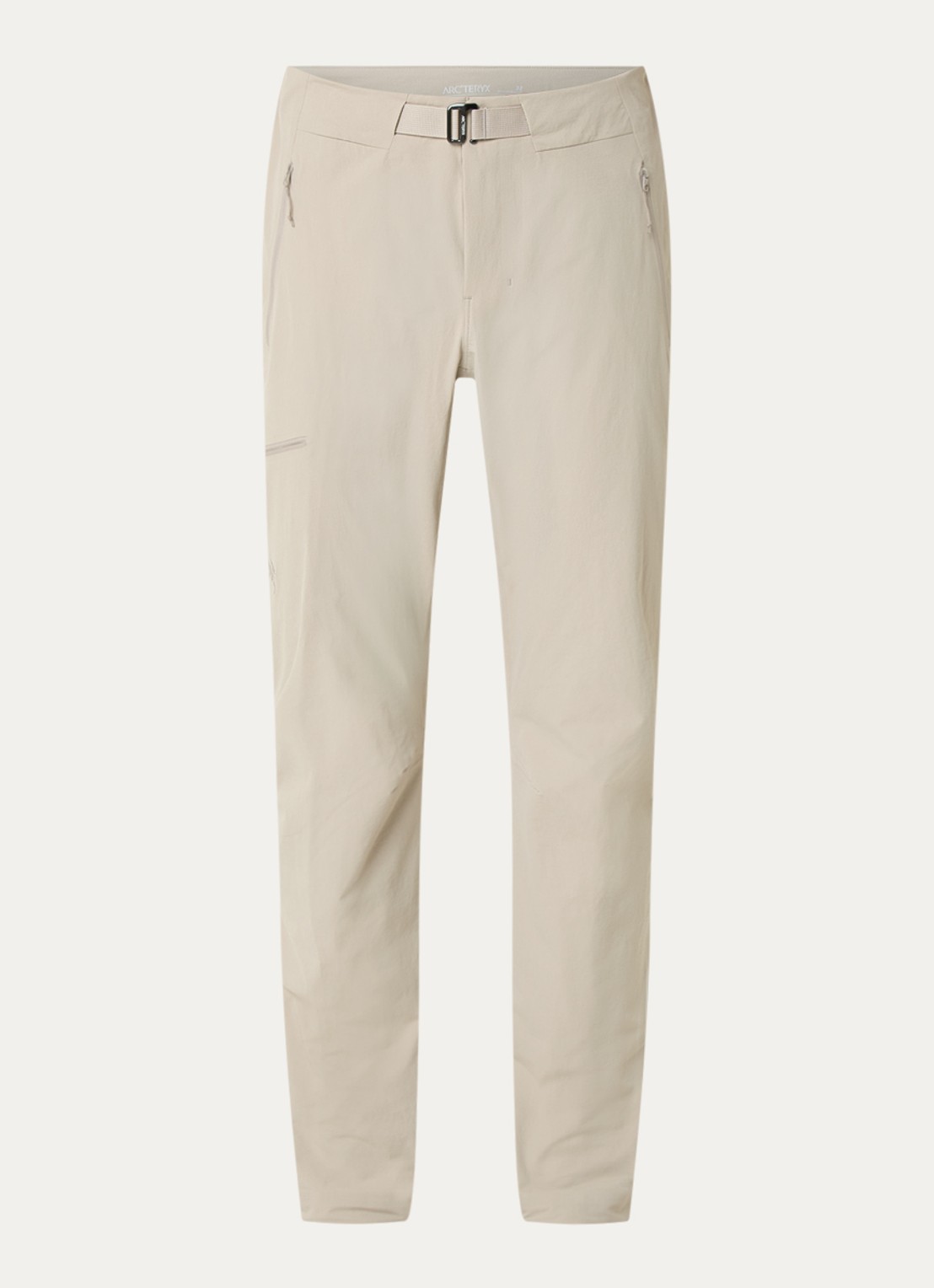 Arc'teryx Gamma slim fit broek met ritszakken - voorkant 3 beige