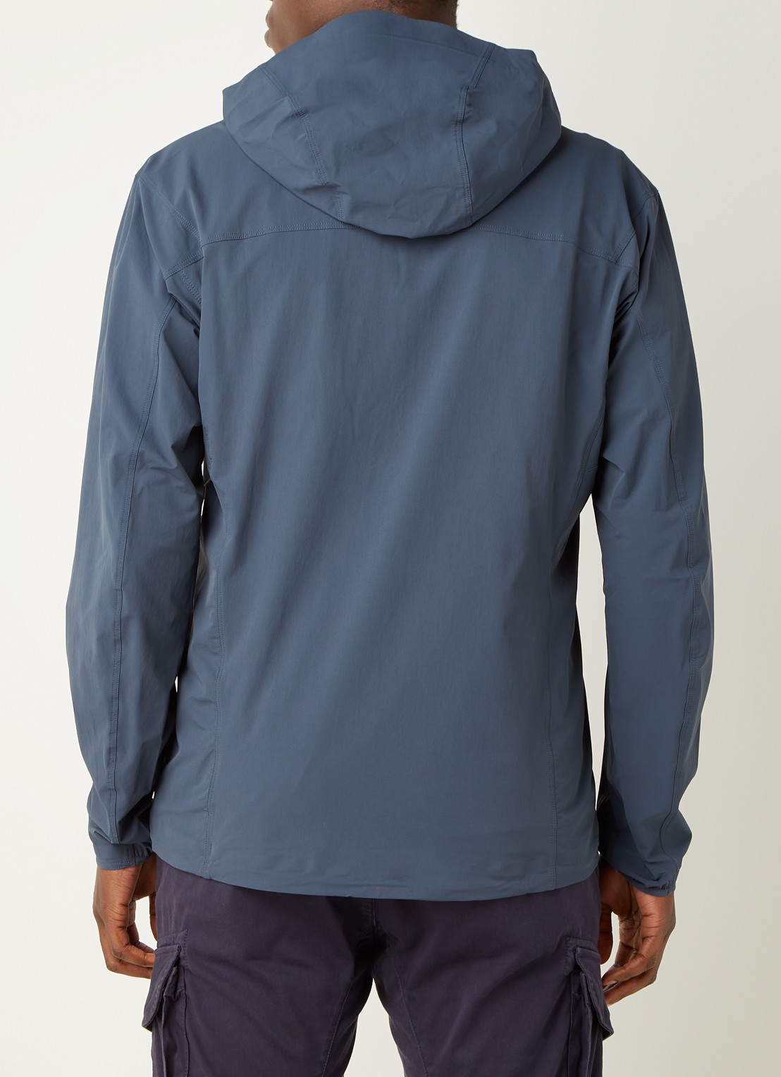 Arc'teryx Gamma softshell jack met capuchon en ritszakken - achterkant 3 donkerblauw