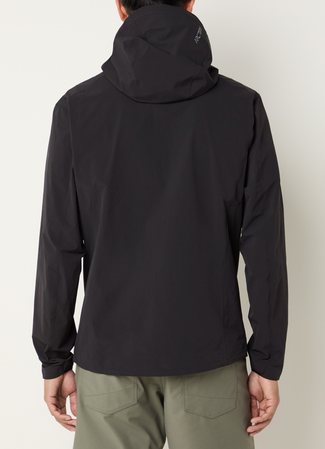 Arc'teryx Gamma windjack met logoborduring en ritszakken - achterkant 3 zwart