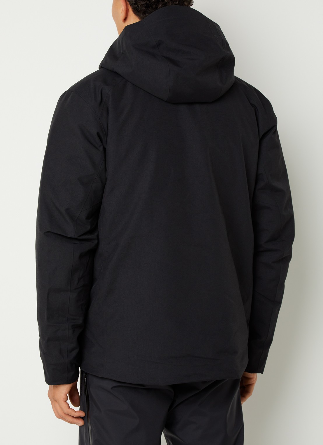 Arc'teryx Gewatteerde parka met donsvulling - achterkant 2 zwart