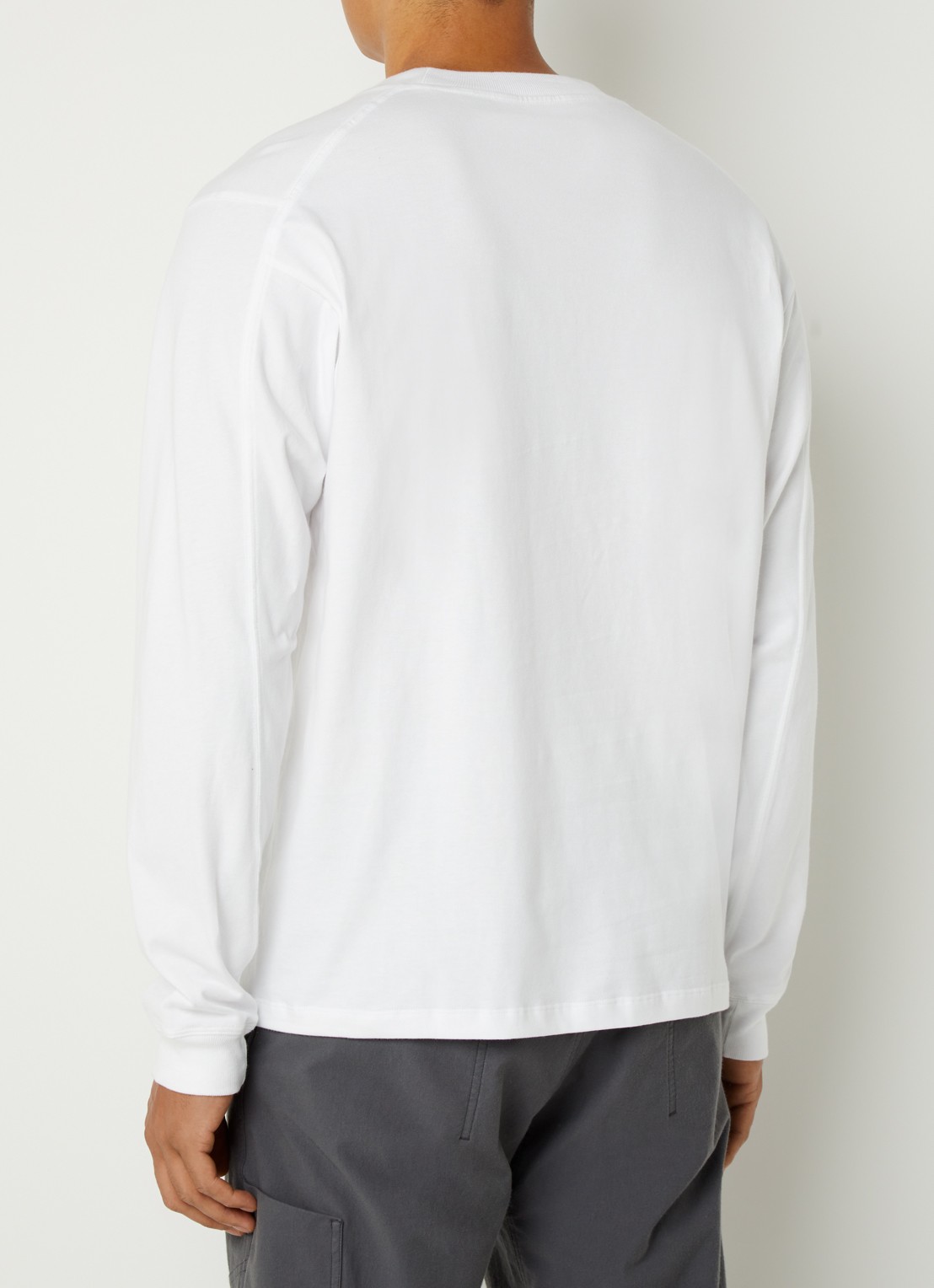 Arc'teryx Kragg longsleeve met logo - achterkant gebroken wit