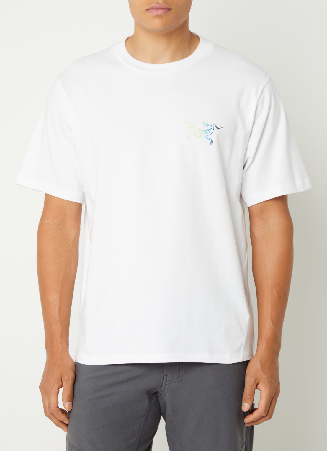 Arc'teryx Kragg T-shirt met logo- en backprint - achterkant wit