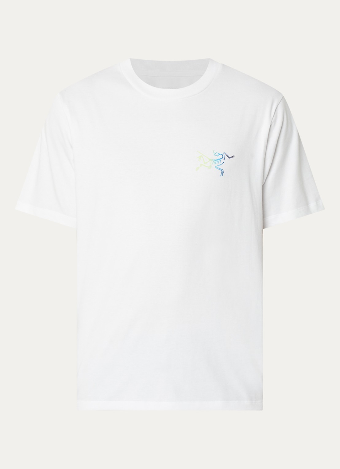 Arc'teryx Kragg T-shirt met logo- en backprint - voorkant 2 wit