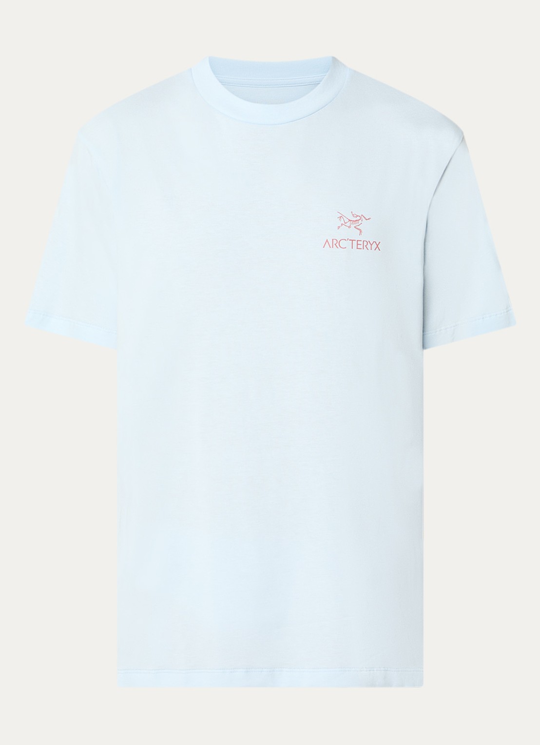 Arc'teryx Kragg T-shirt met logo- en backprint - voorkant lichtblauw