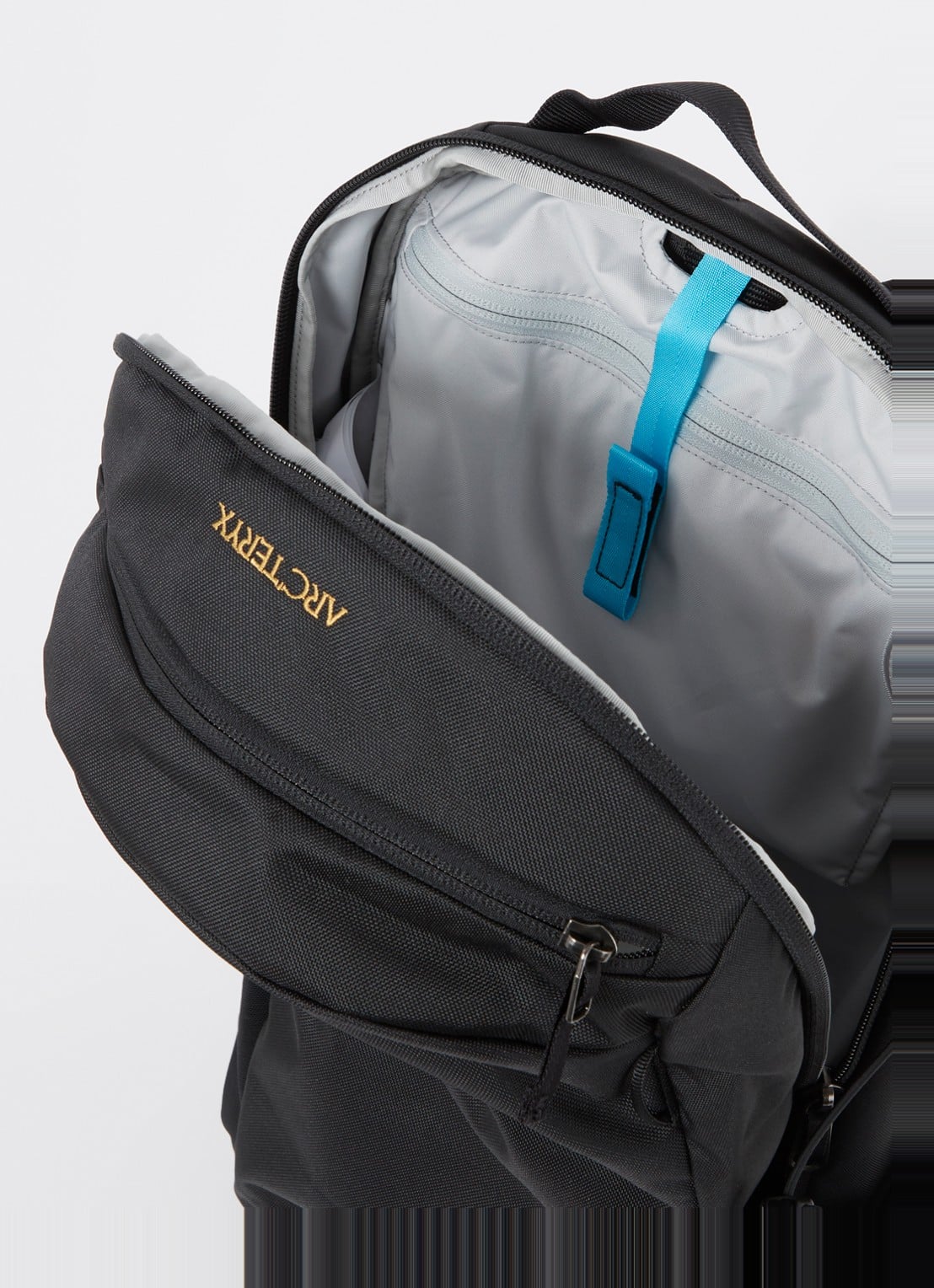 Arc'teryx Mantis 16 rugzak met logoborduring - detail 3 zwart