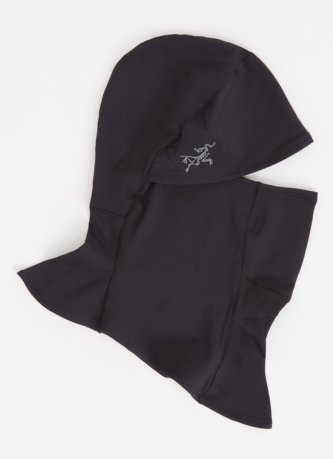 Arc'teryx Rho balaclava van microfleece - voorkant zwart