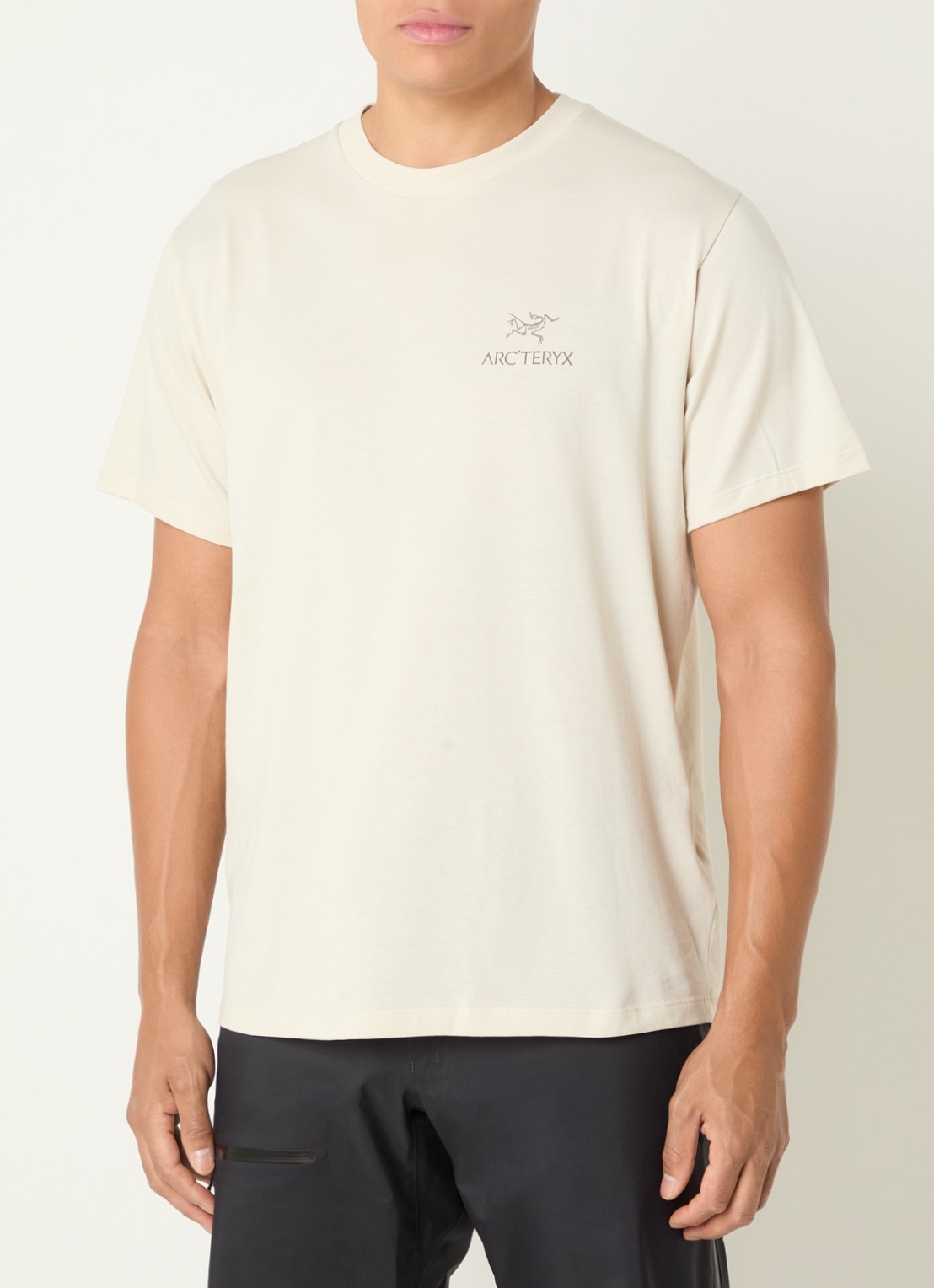 Arc'teryx T-shirt met logo- en backprint - achterkant 3 beige