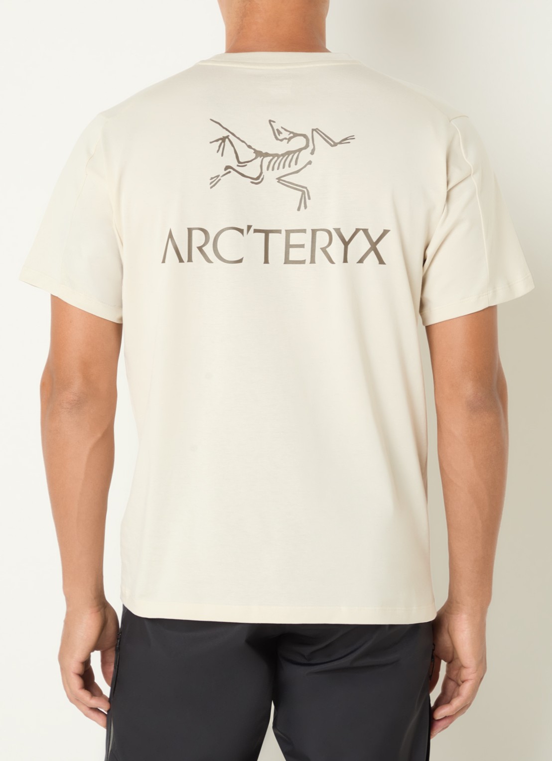 Arc'teryx T-shirt met logo- en backprint - detail 4 beige