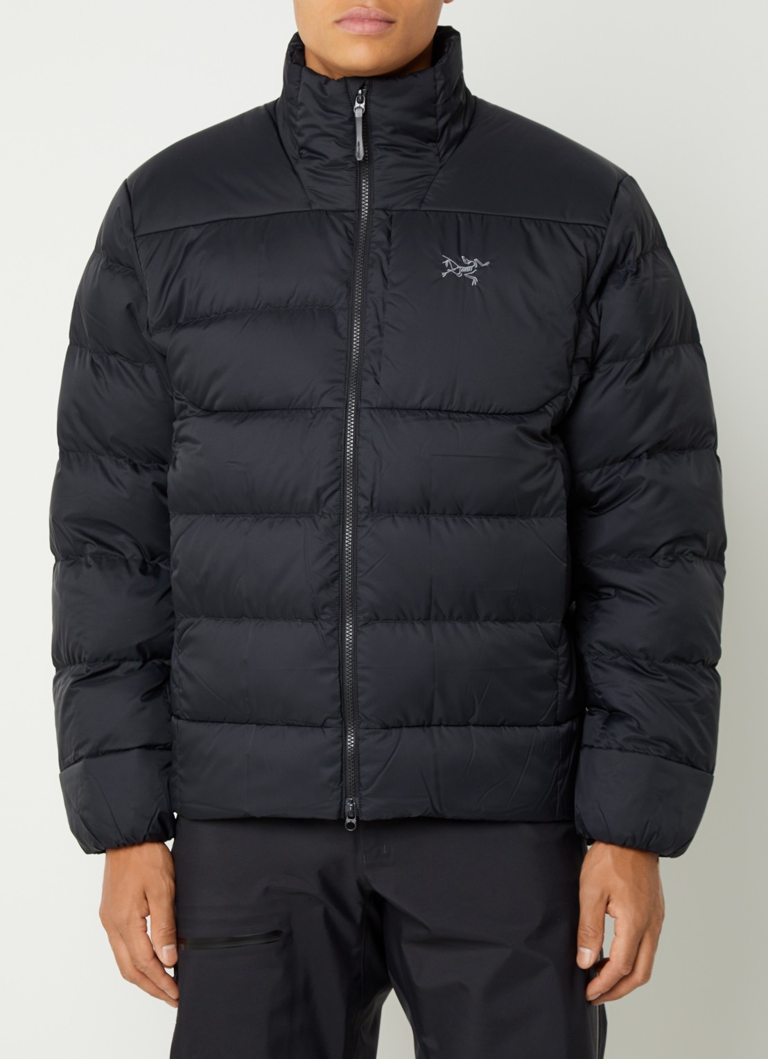 Arc'teryx Thorium gewatteerd jack met donsvulling - detail zwart
