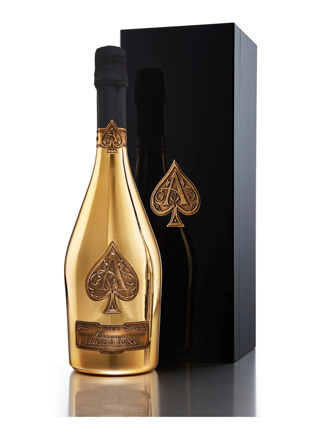 Armand de Brignac Champagne Ace of Spades Brut Gold in geschenkverpakking 750 ml - voorkant undefined