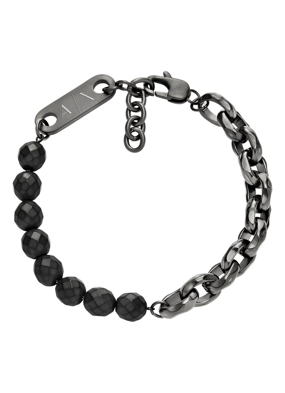 Armani Armband AXG0151060 - detail antraciet