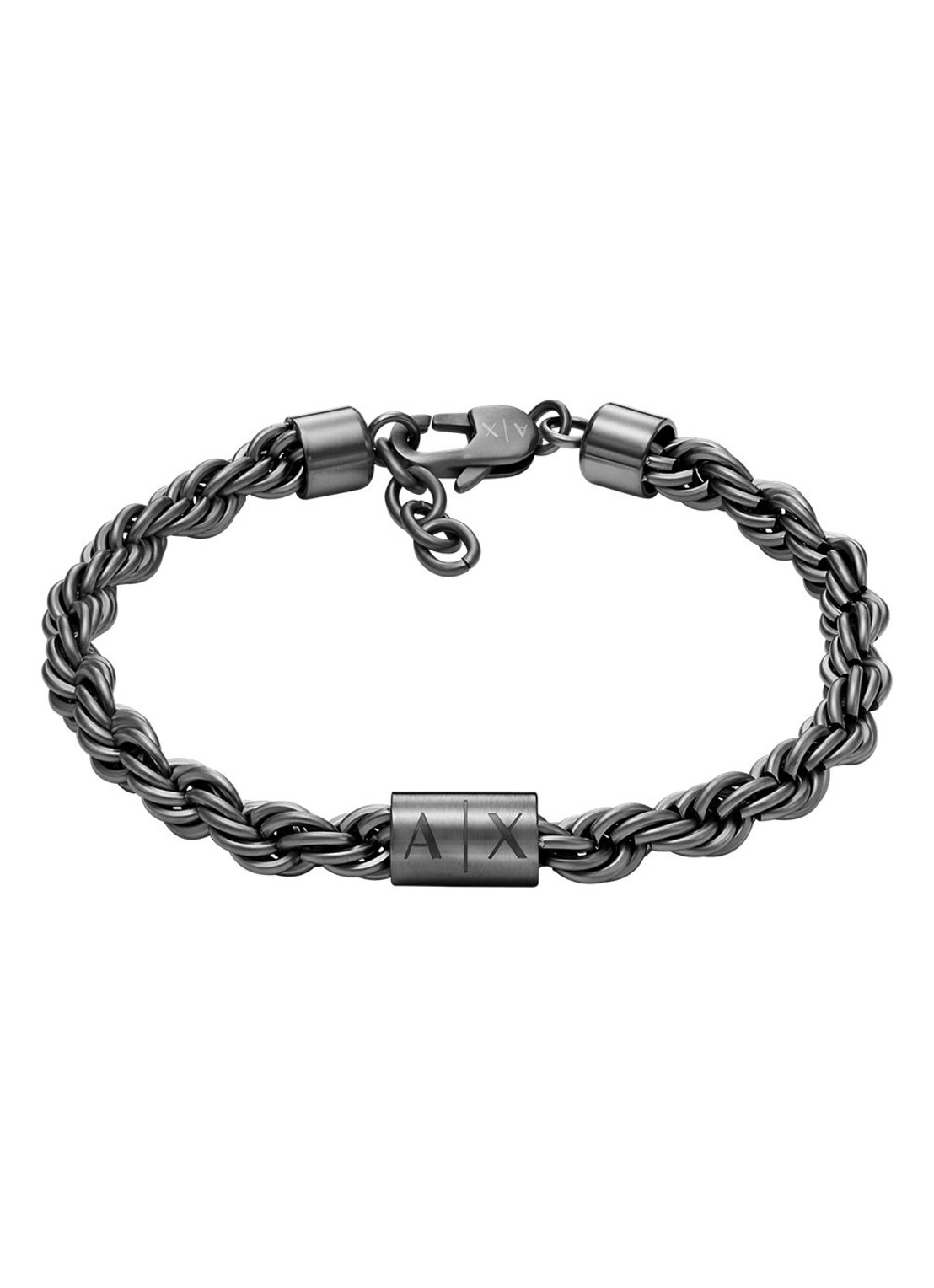 Armani Armband AXG0164060 - voorkant antraciet
