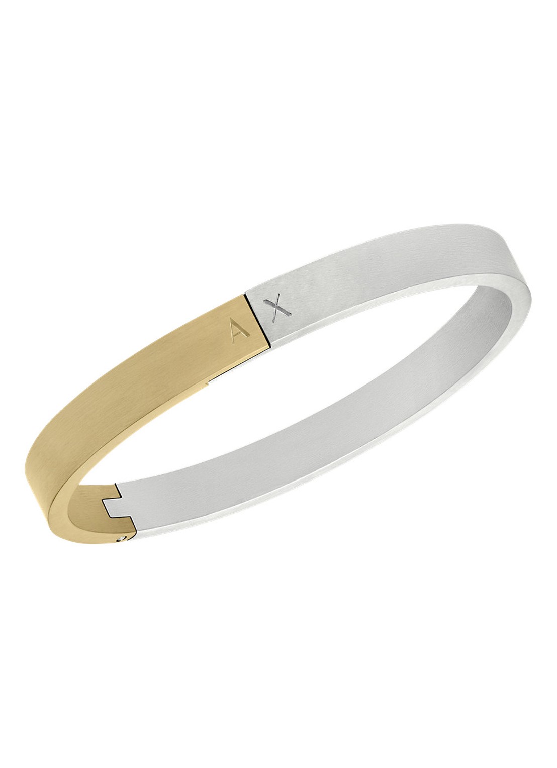 Armani Armband AXG0172040 - detail goud / zilver