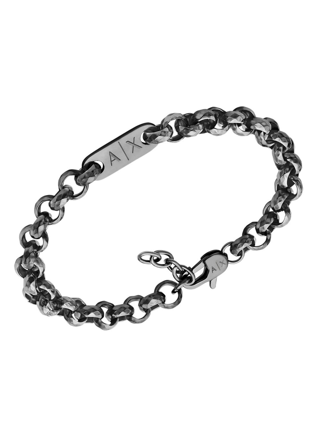 Armani Armband AXG0174040 - detail antraciet