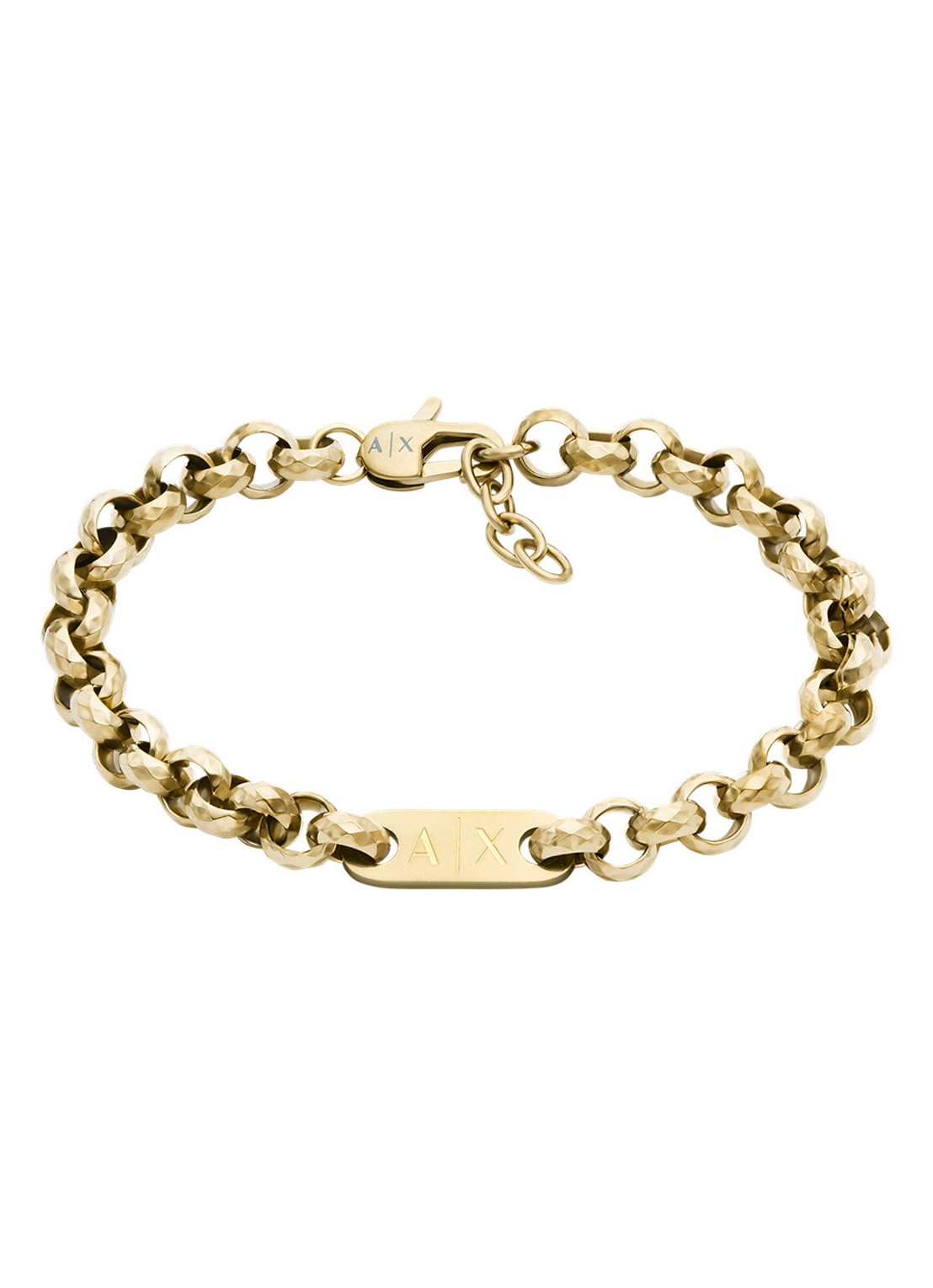 Armani Armband AXG0175710 - voorkant goud