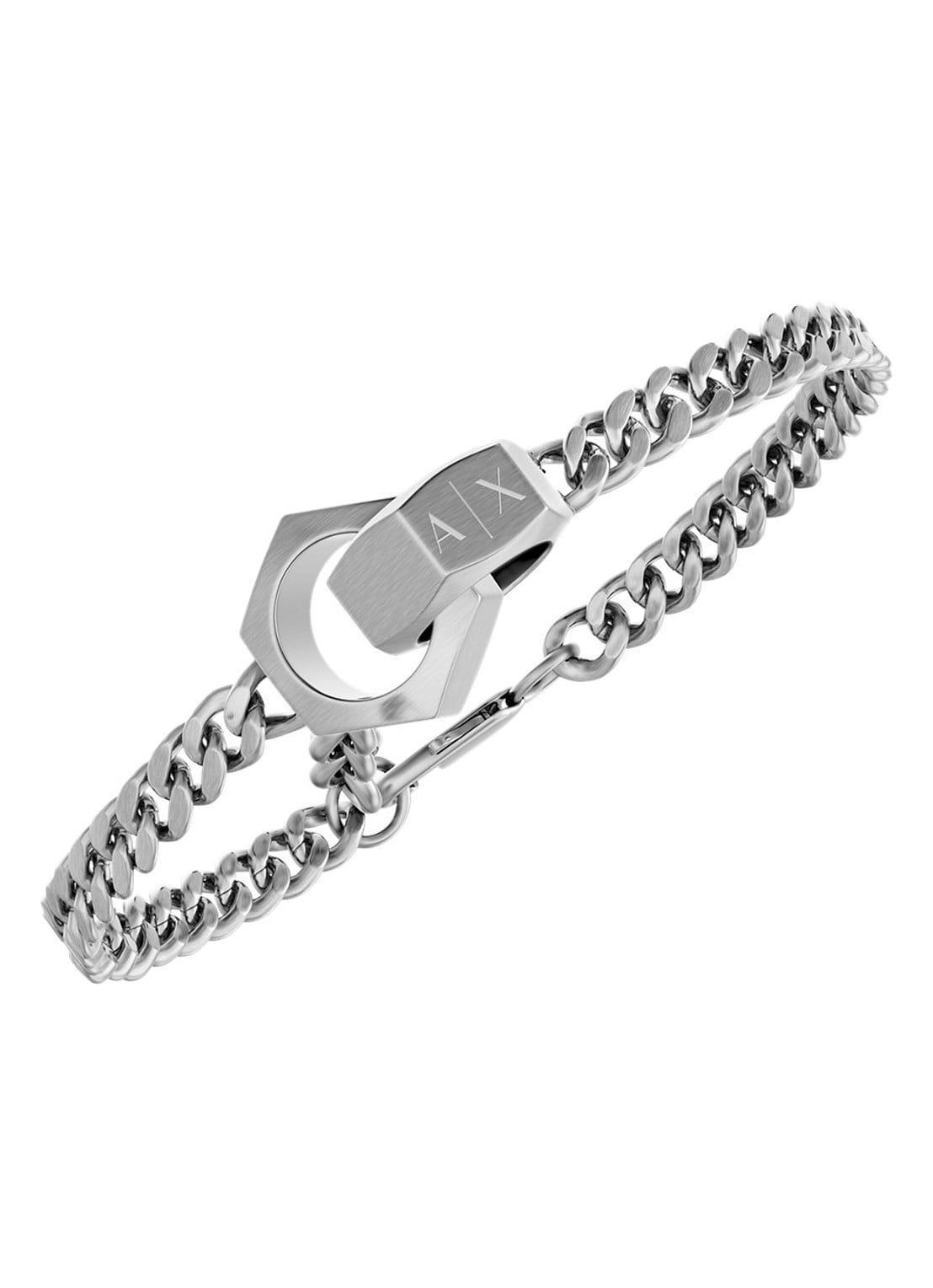 Armani Armband AXG0182040 - detail zilver