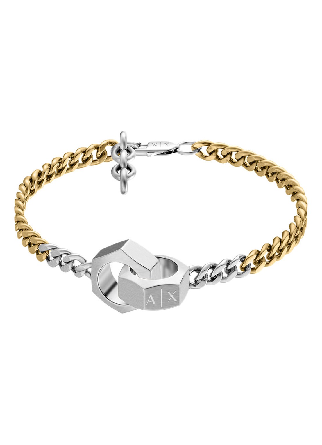 Armani Armband AXG0183710 - voorkant 2 goud