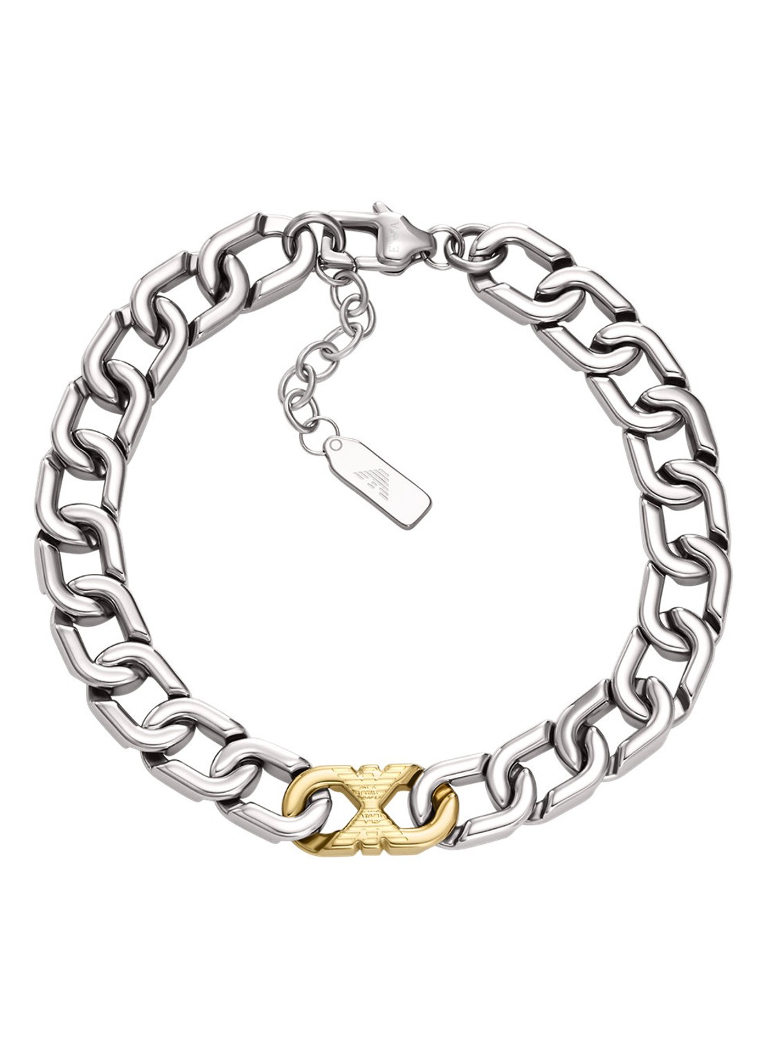 Armani Armband EGS3298040 - voorkant 3 zilver