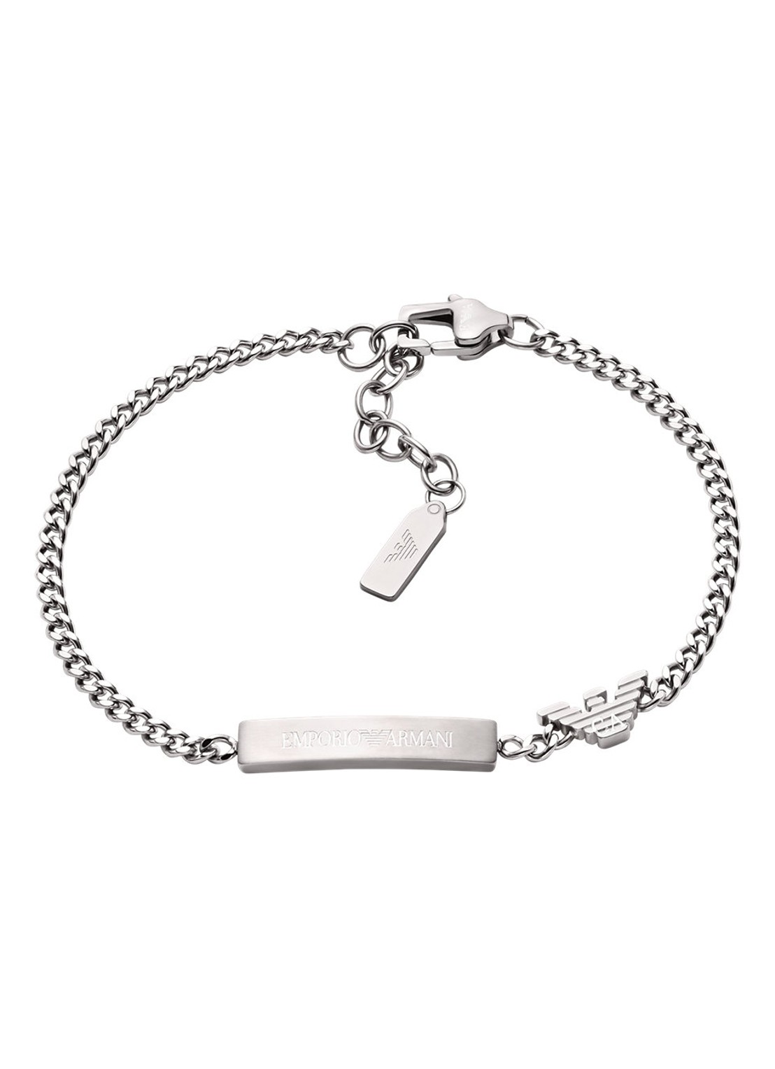 Armani Armband EGS3310040 - voorkant 3 zilver