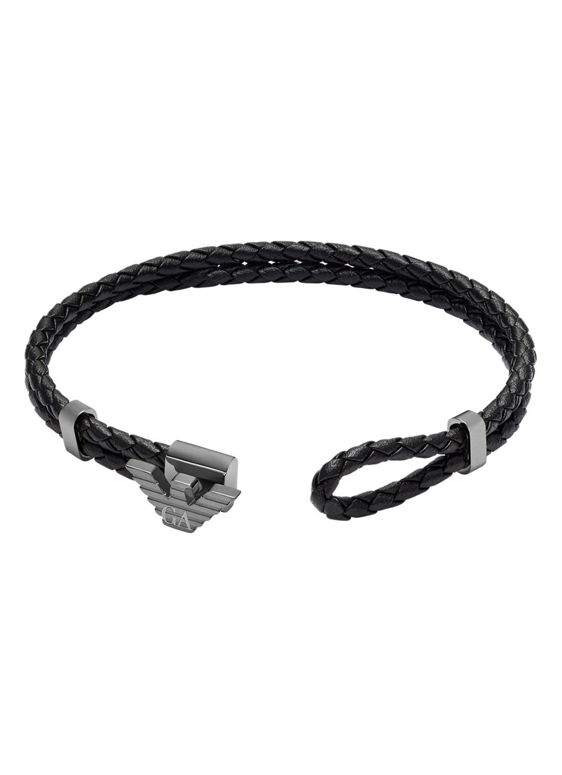 Armani Armband EGS3322060 - detail 2 zilver
