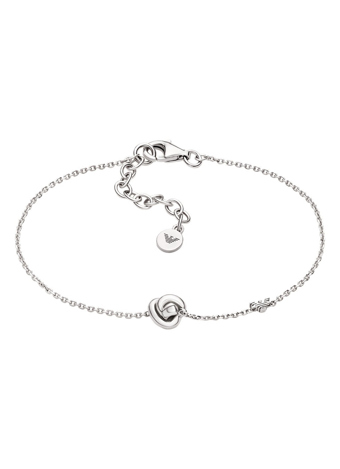 Armani Armband van zilver EG3643040 - voorkant 2 zilver