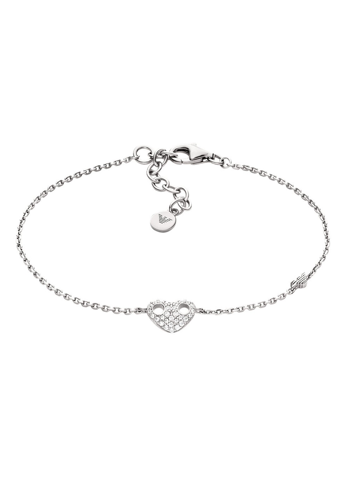 Armani Armband van zilver EG3647040 - voorkant 2 zilver