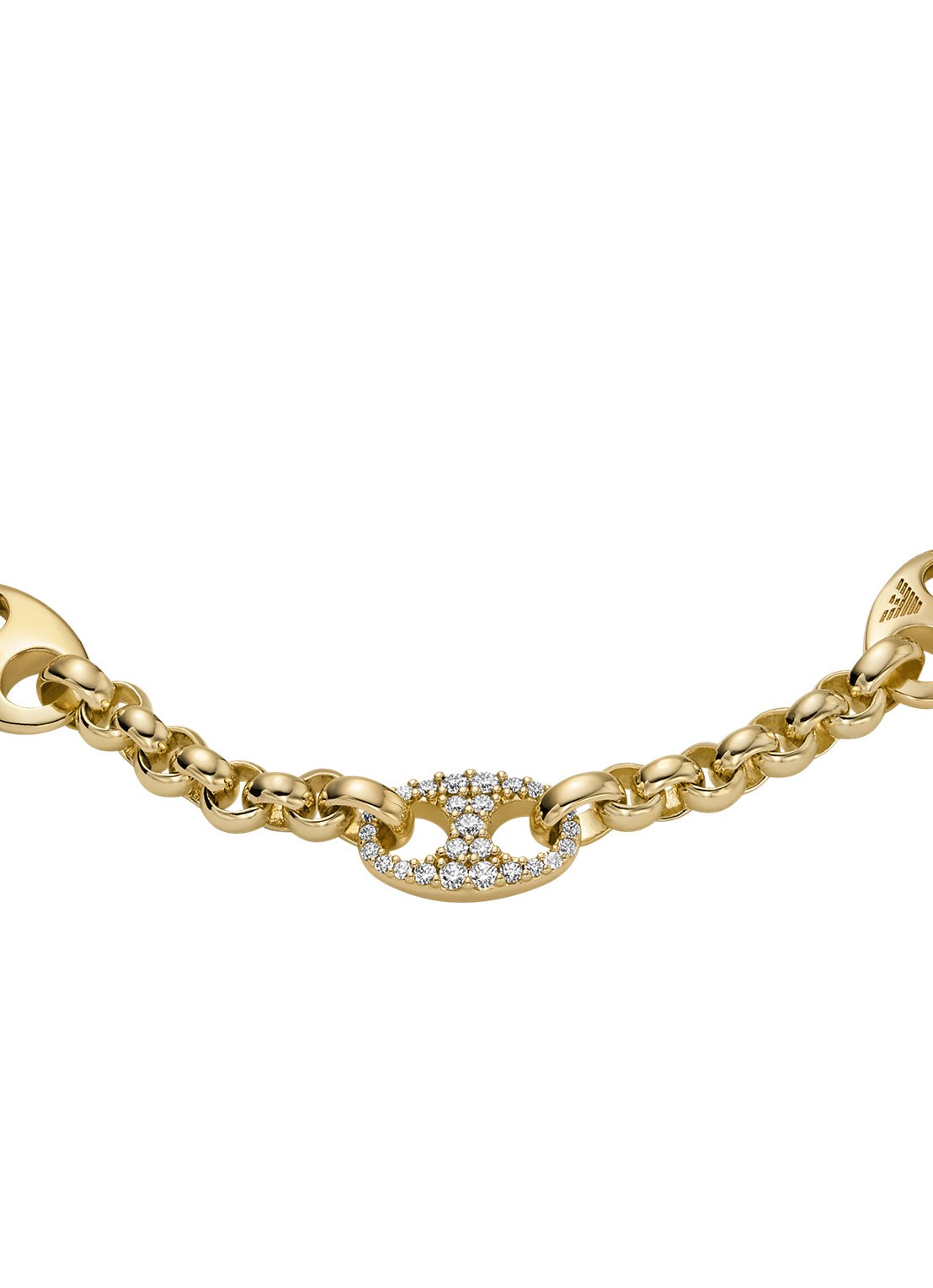 Armani Armband verguld EGS3270710 - detail goud