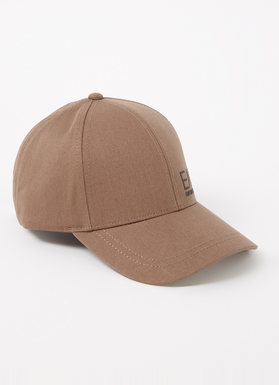 Armani Baseball pet met logo - voorkant lichtbruin