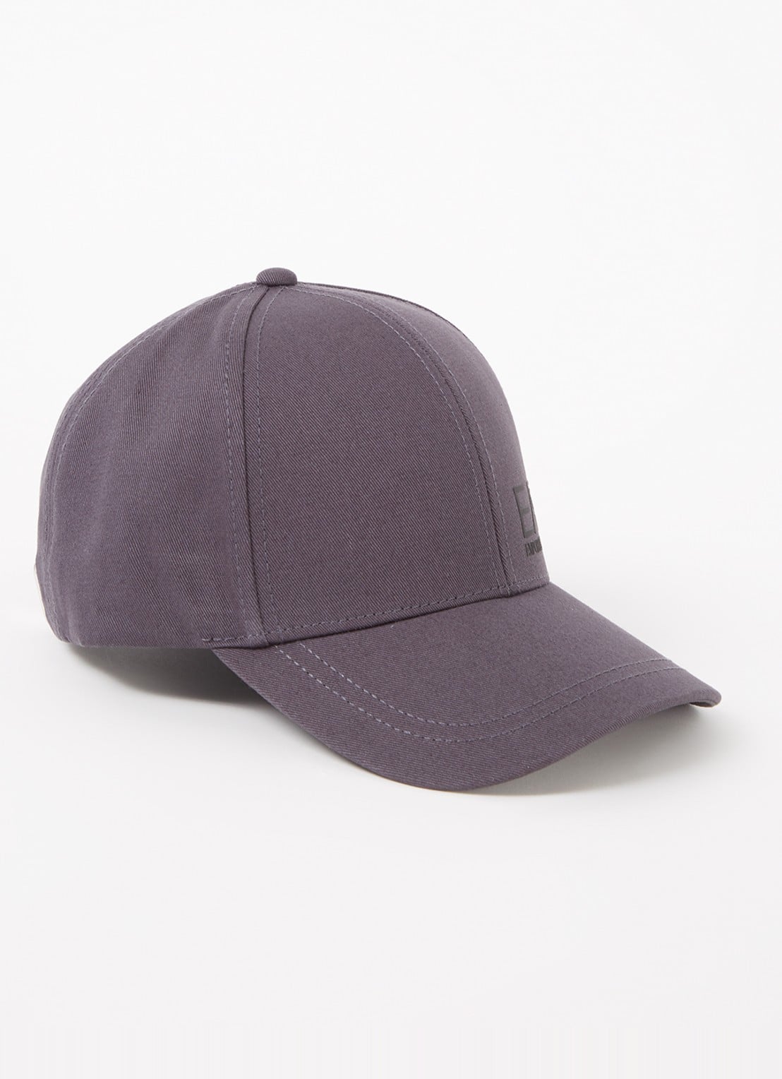 Armani Baseball pet met logo - voorkant blauwgrijs