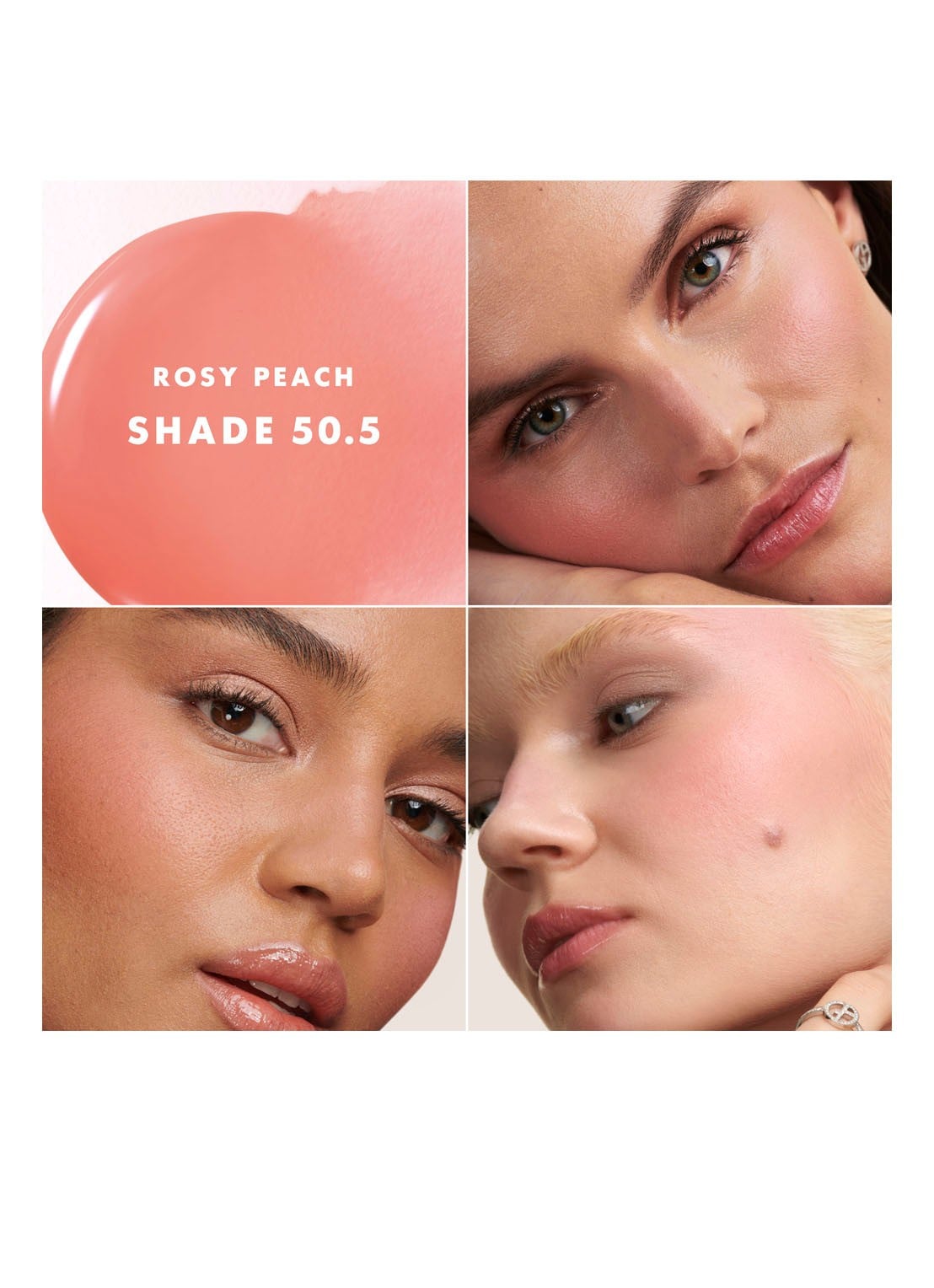 Armani Beauty Cheek Tint - vloeibare blush - detail 2 50.5 rosy peach