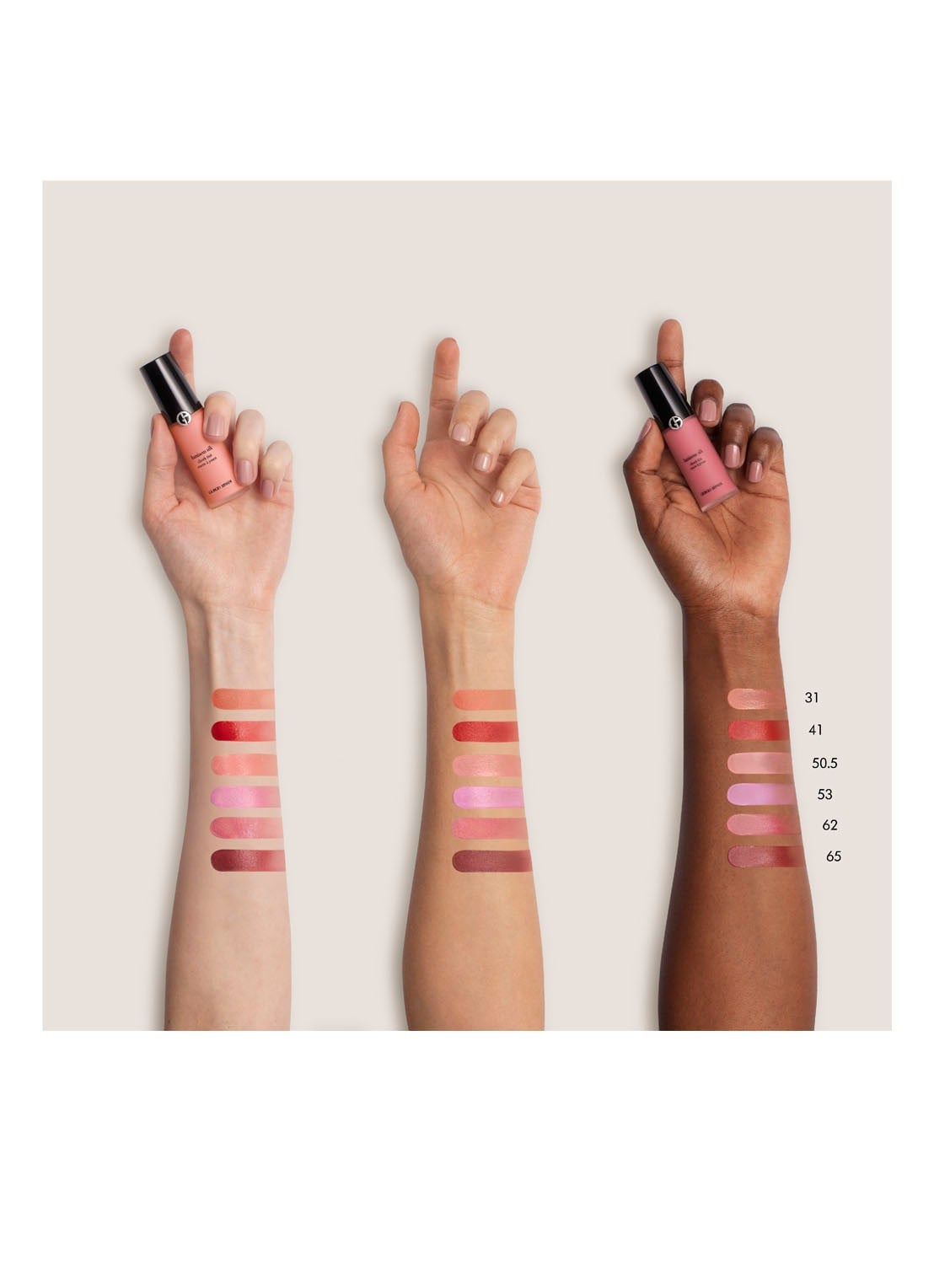 Armani Beauty Cheek Tint - vloeibare blush - detail 3 50.5 rosy peach