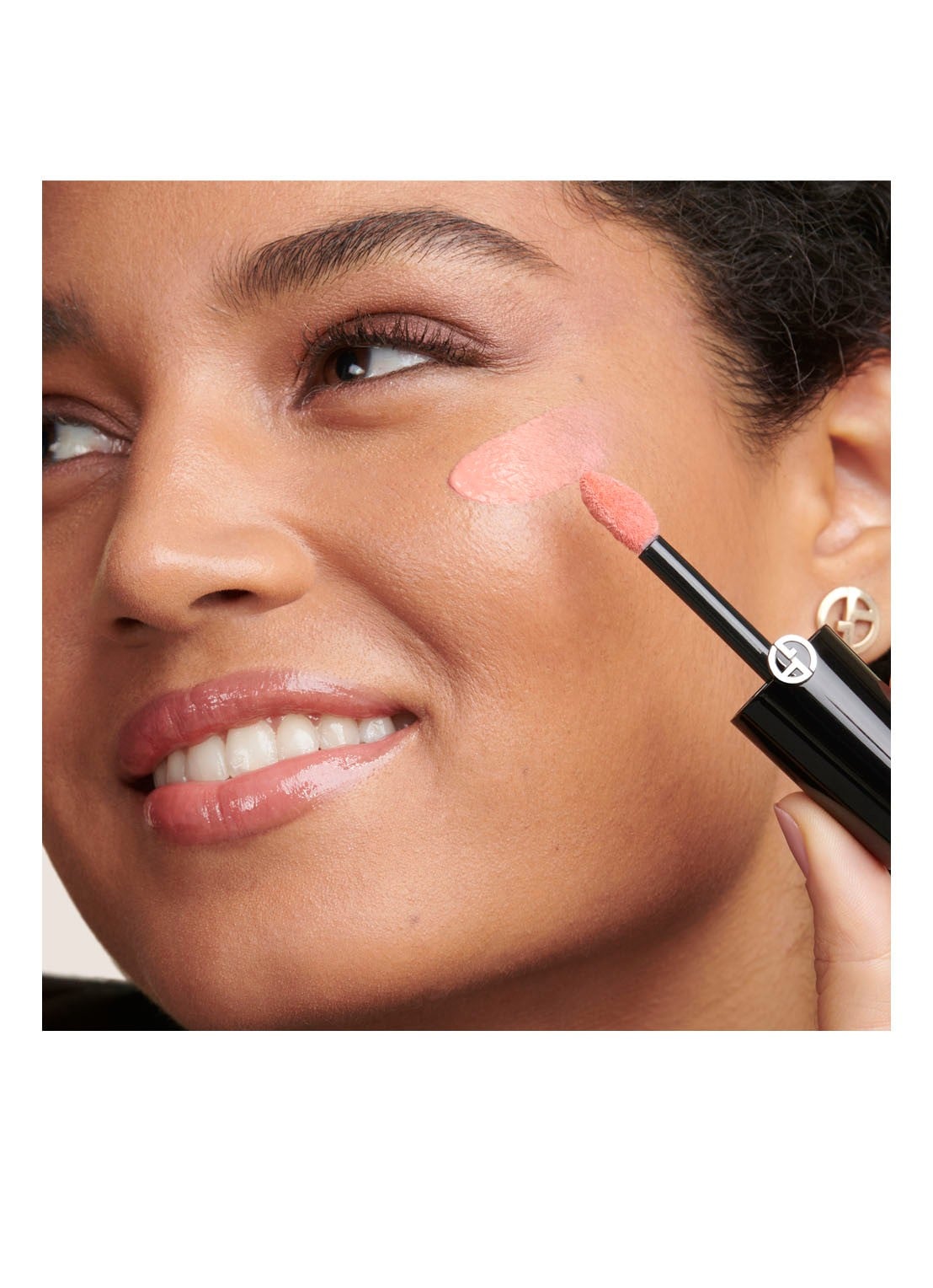 Armani Beauty Cheek Tint - vloeibare blush - detail 4 50.5 rosy peach