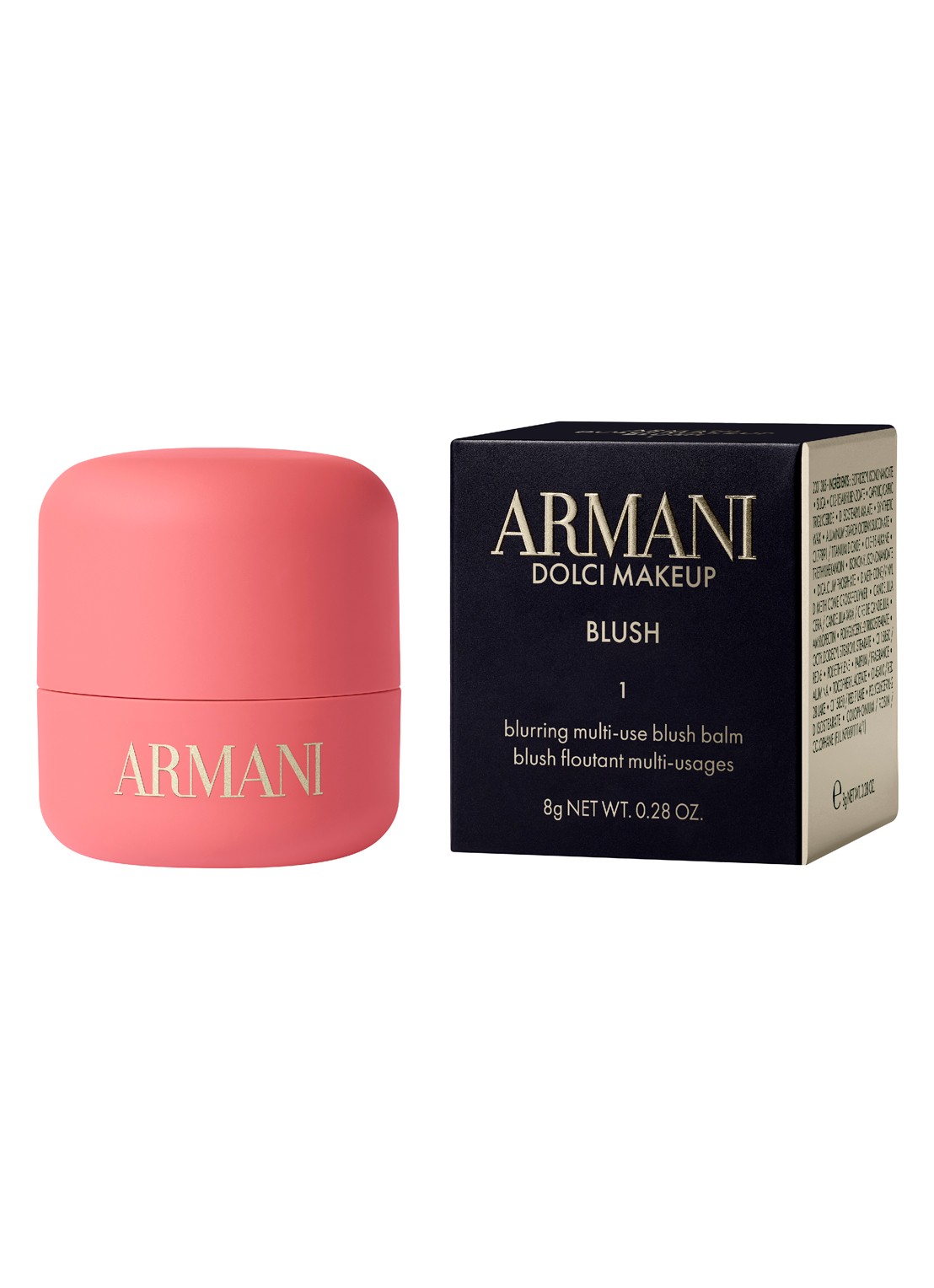 Armani Beauty  Dolci Makeup Blush - blushstick - voorkant 7 01 rose blush