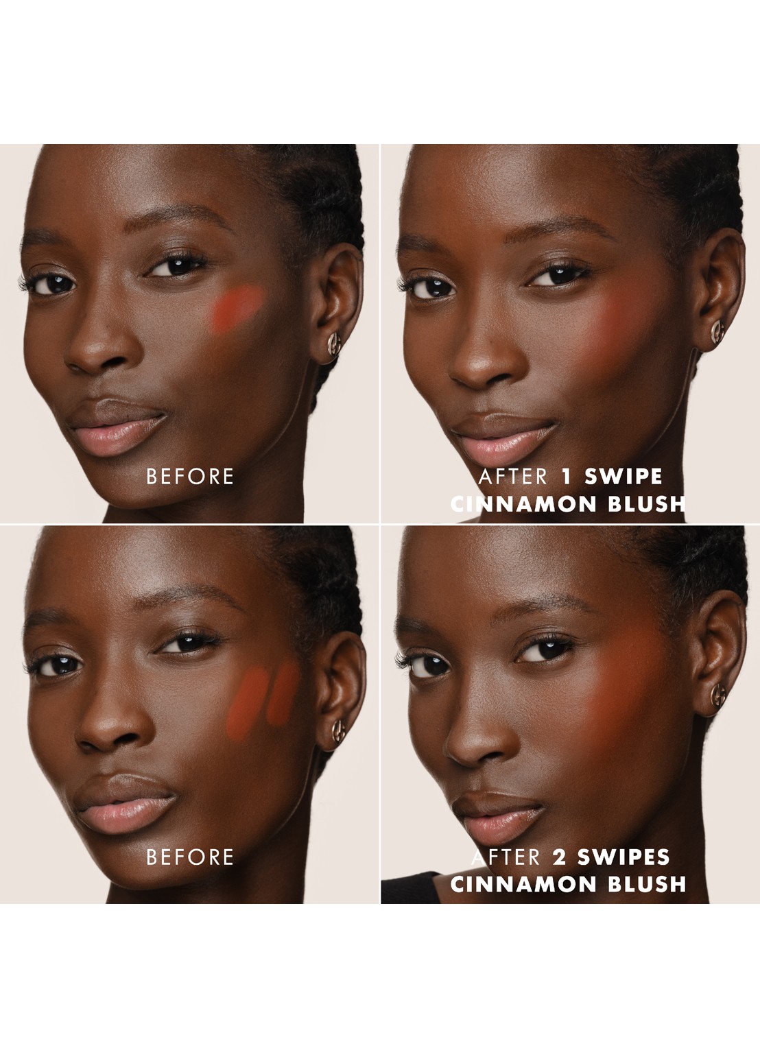 Armani Beauty  Dolci Makeup Blush - blushstick - detail 4 04 cinnamon blush