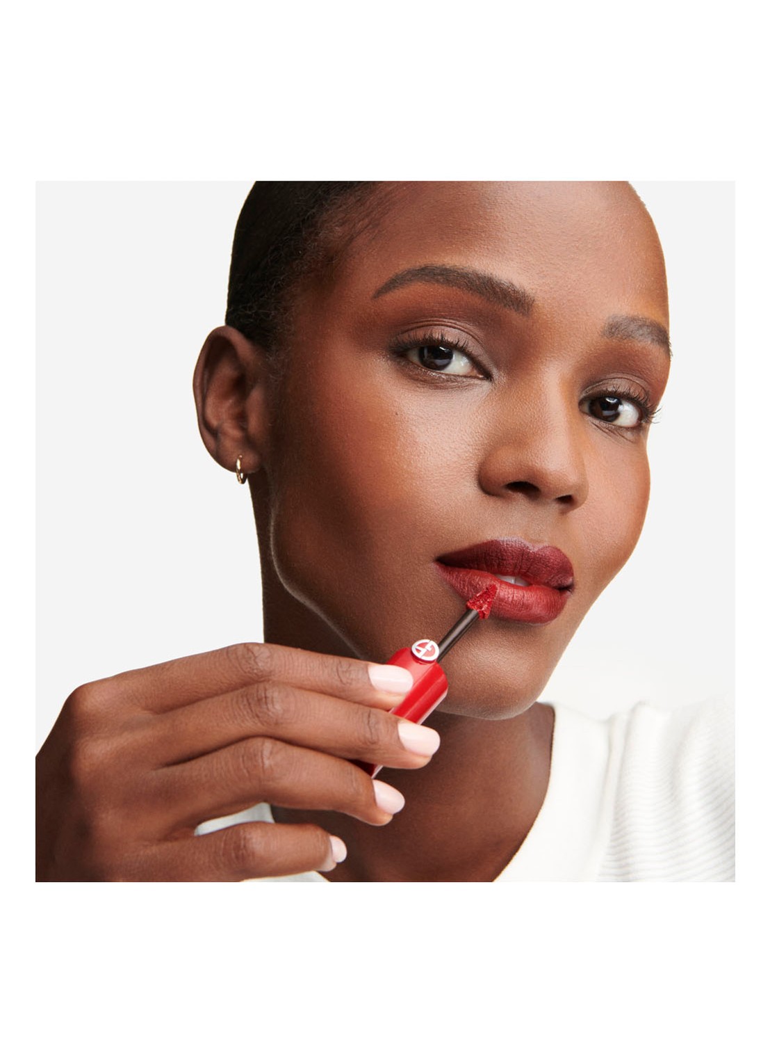 Armani Beauty Lip Maestro Satin Liquid Lipstick - vloeibare lipstick - detail 3 satin 10