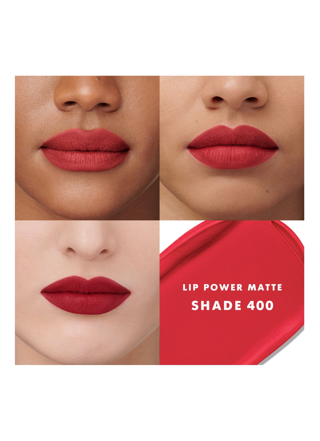 Armani Beauty Lip Power Matte - lipstick - voorkant 7 four hundred