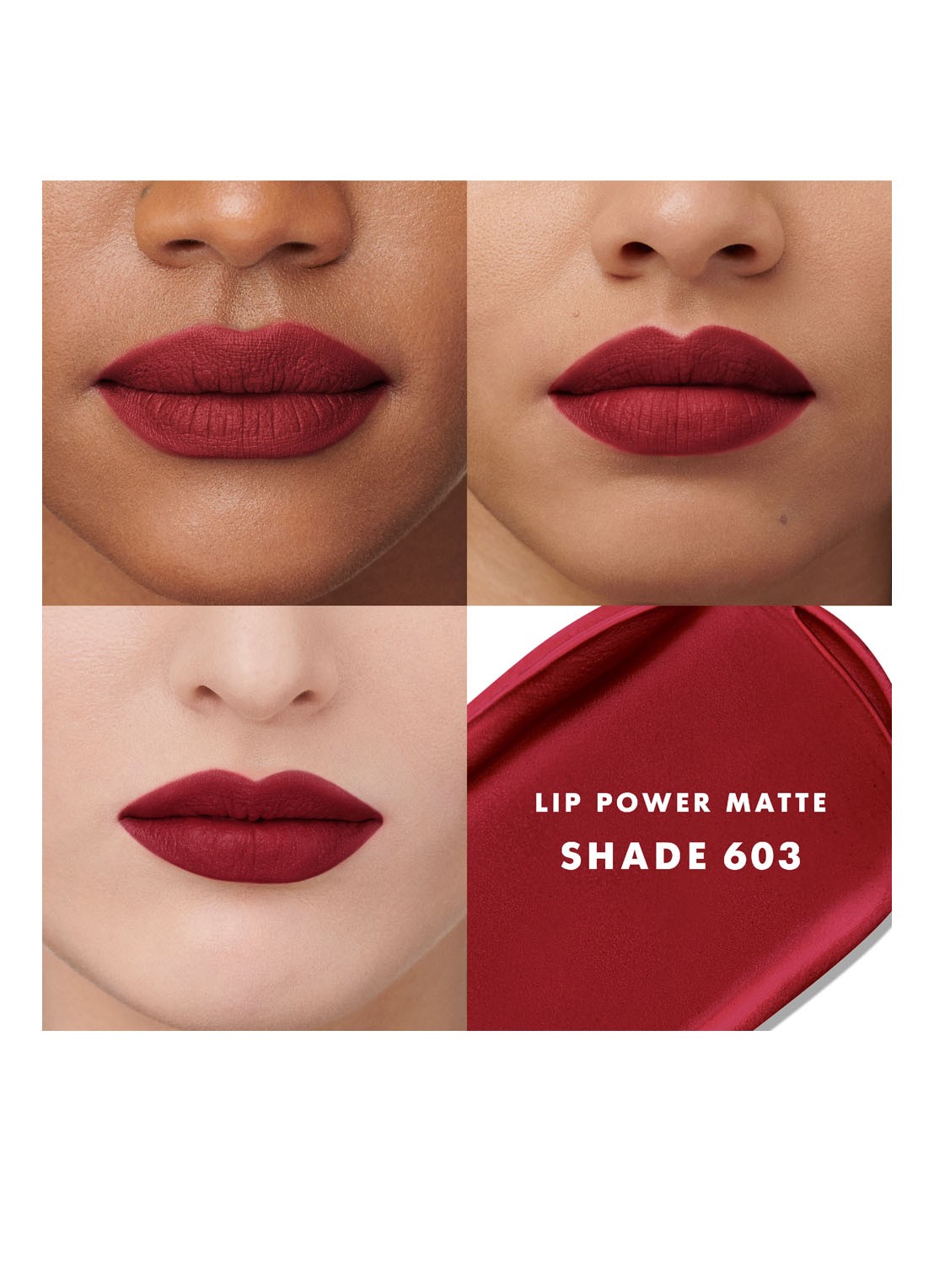Armani Beauty Lip Power Matte - lipstick - voorkant 7 dramatic