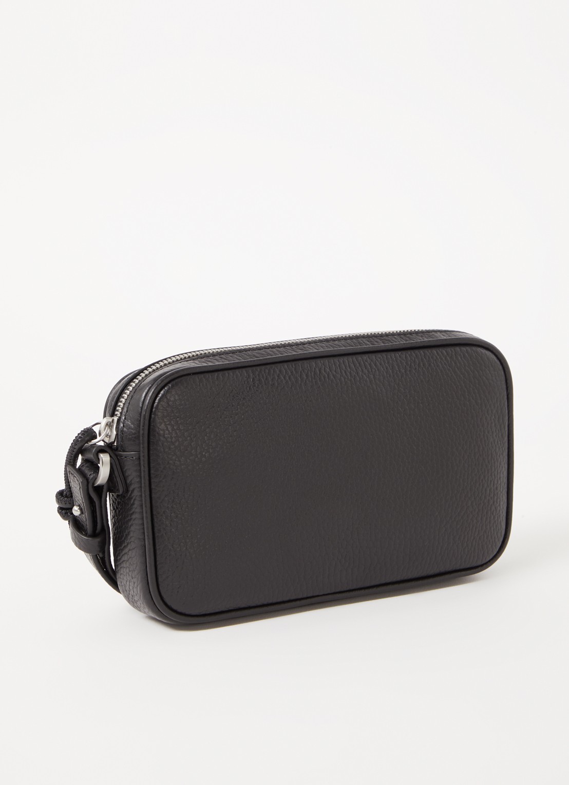 Armani Beautycase van leer - achterkant zwart