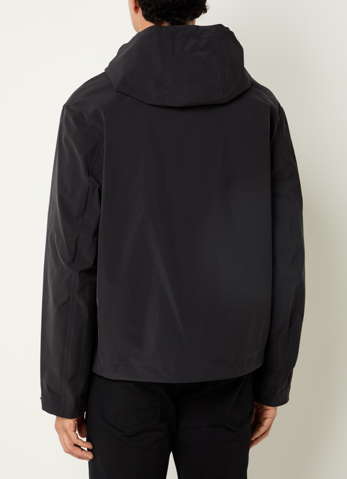 Armani Blouson softshell jack met steekzakken - achterkant zwart
