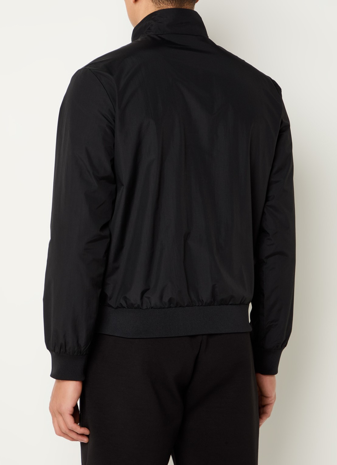 Armani Bomberjack met ritszakken en logo - achterkant 2 zwart