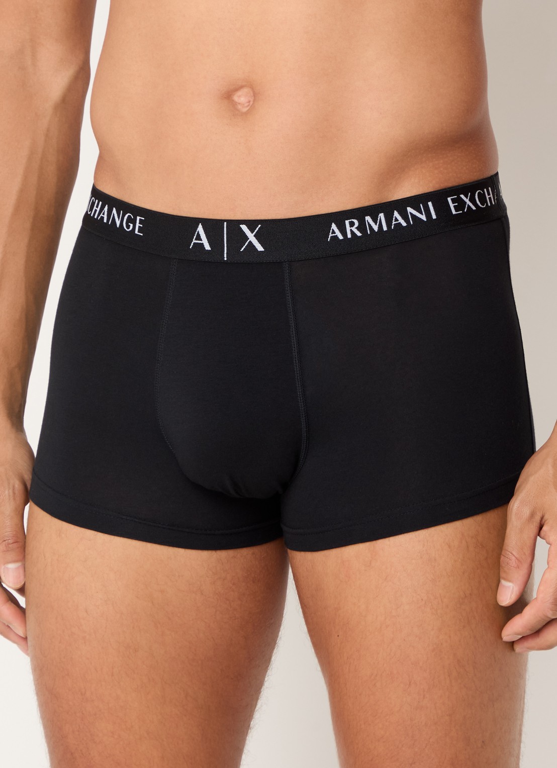 Armani Boxershorts met logoband in 3-pack - detail 4 olijfgroen