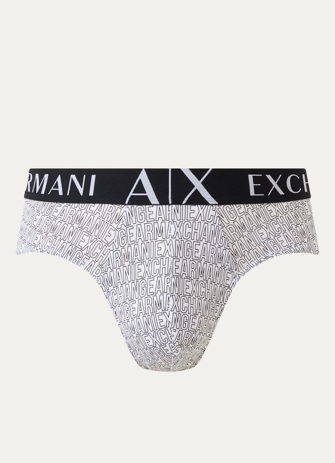 Armani Boxershorts met logoprint - voorkant wit