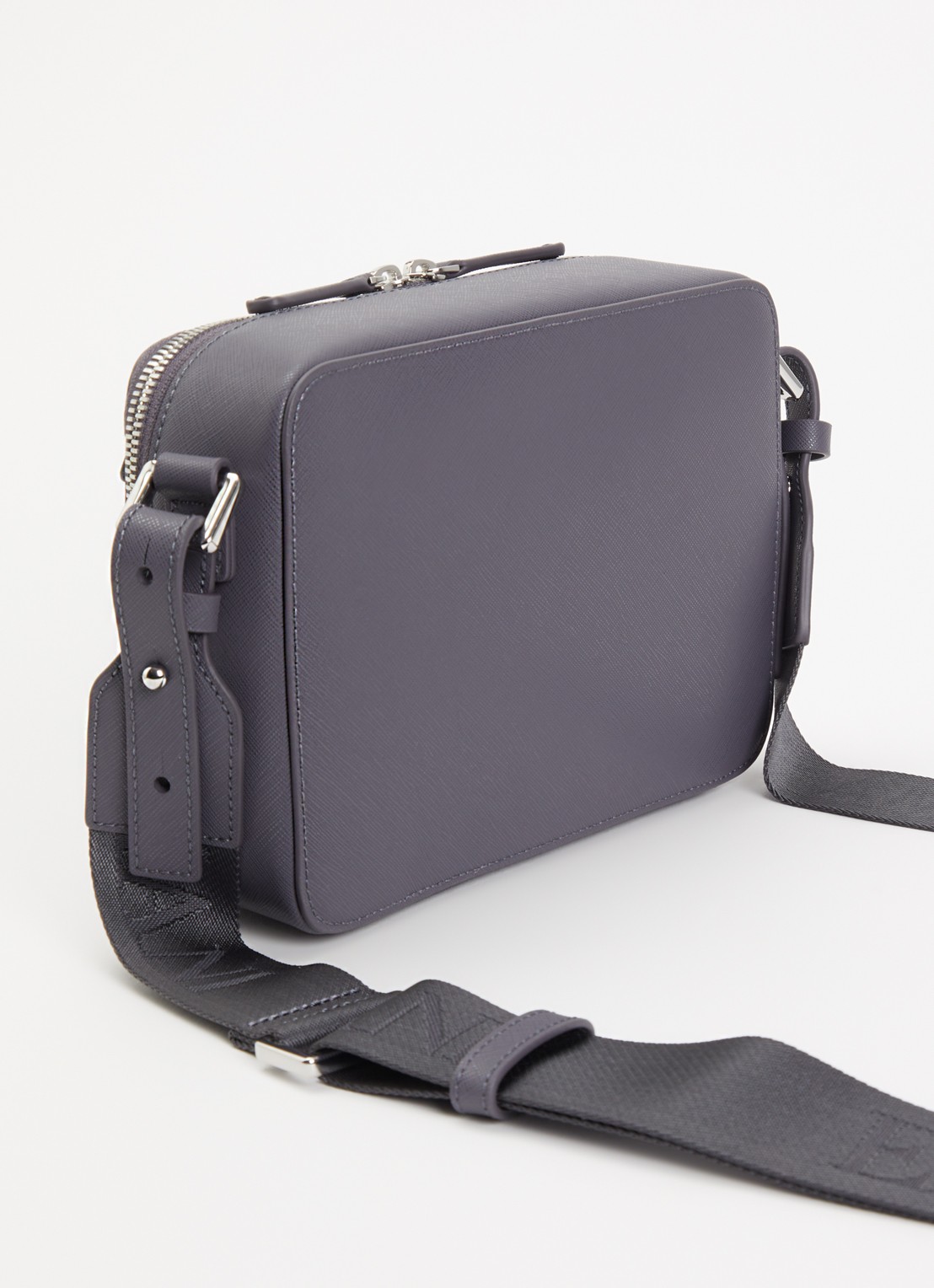 Armani Business Regenerated crossbodytas van imitatieleer met afneembare schouderriem  - achterkant 2 taupe